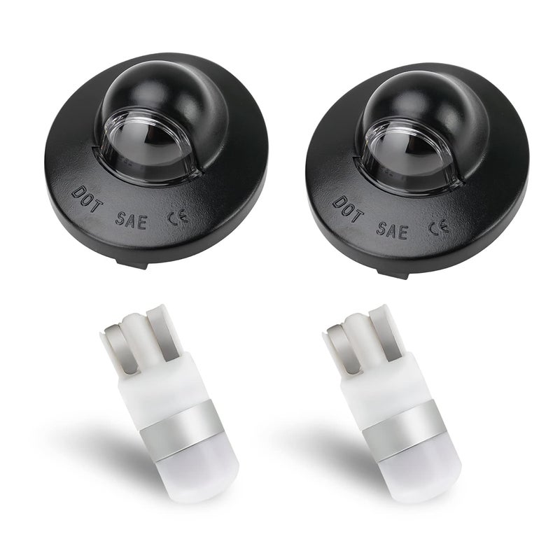 أفضل عرض لمبة ضوء لوحة الترخيص تجميع غلاف بديل متوافق مع فورد F150 F250 F350 سوبر ديوتي رينجر إكسبلورر برونكو إكسبيديشن 6500K ضوء لوحة أبيض