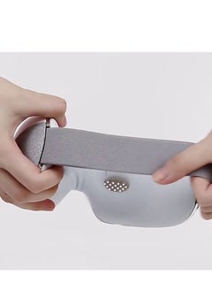 Generic Rechargable Eye Mask Massager with Heat - Foldable, Vibration, Compression, Bluetooth Music, 4 Modes With Voice - Best For Eye Strain, Dark Circles, Tired Eyes & Better Sleep  - Image 4