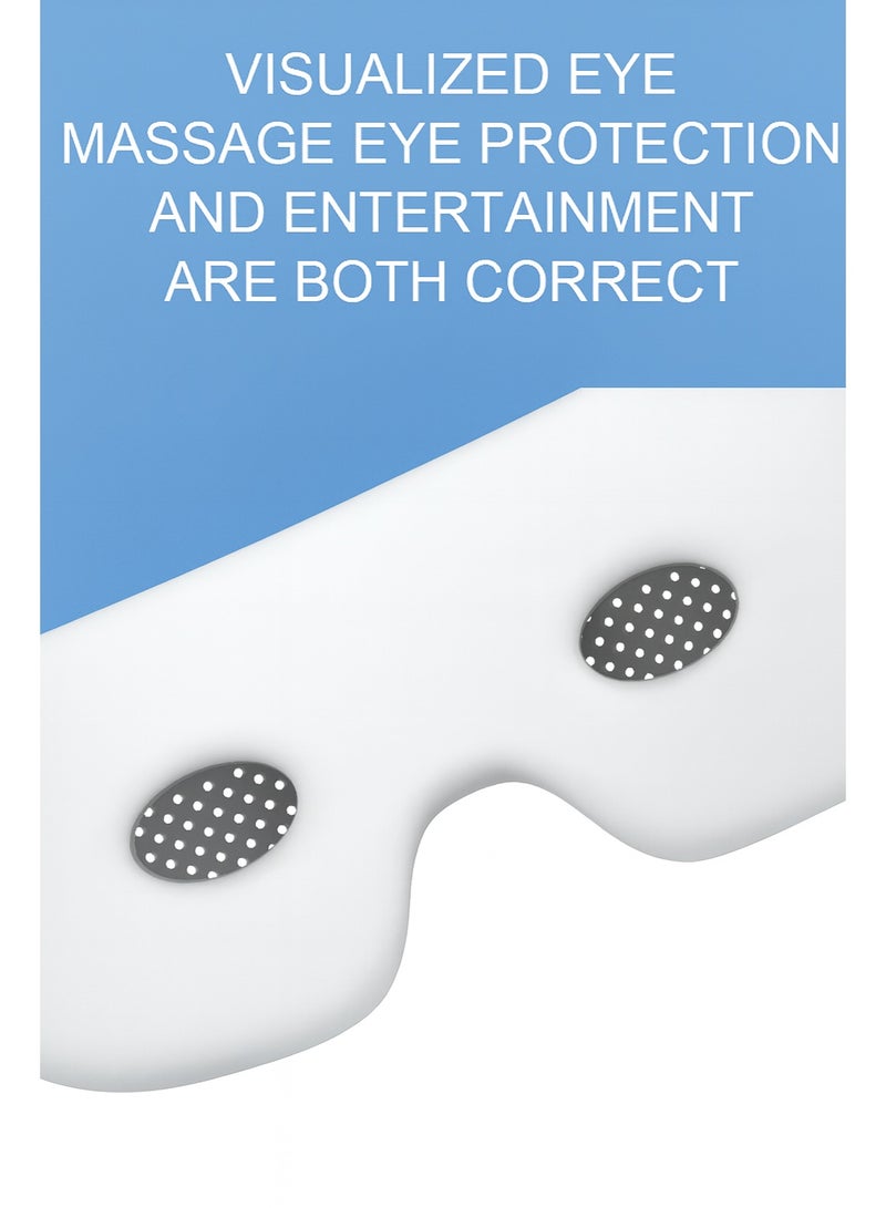 Eye Massager With Heat, Air Compression Bluetooth Music Rechargeable For Relieve Eye Strain Dark Circles Eye Bags Dry Eye Improve Sleep - Image 4