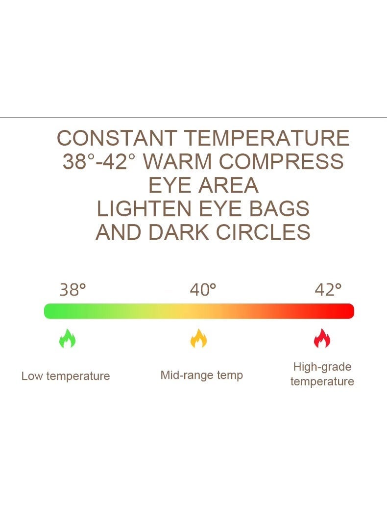 Eye Massager with Heat & Air Compression | Relieves Eye Strain & Fatigue | Bluetooth & Rechargeable Eye Relax Mask | Perfect Eid Wellness Gift - Image 4