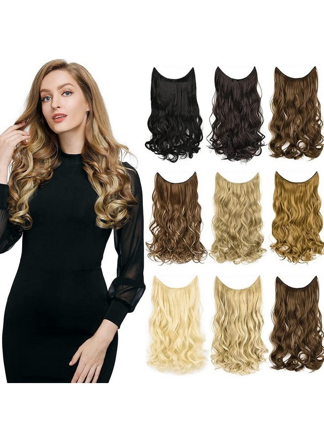 برافراجيا وصلات شعر نسائية طويلة مجعدة بنية داكنة بطول 18 إلى 20 بوصة مع 5 مشابك شعر/وصلات شعر للحفلات النسائية/الهالوين/الكريسماس - Image 4