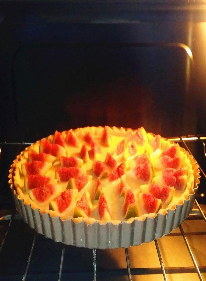 Ochtend ® 9" Almunium Pie Dish Quiche Pan Tart Mould with Removable Bottom for Baking in OTG Oven. - Image 4