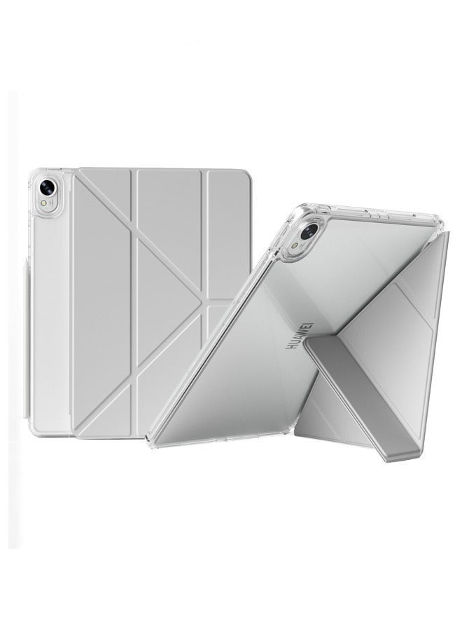 eGreen99 for HUAWEI MatePad 11.5 inch/Air 11.5 inch/11.5S 11.5inch Case Cover, Deformable 3+Y-Shaped Design, Multi Angle, Tpu Soft Leather Tablet Cover, Automatic Wake-Up/Sleep,Gray - Image 1