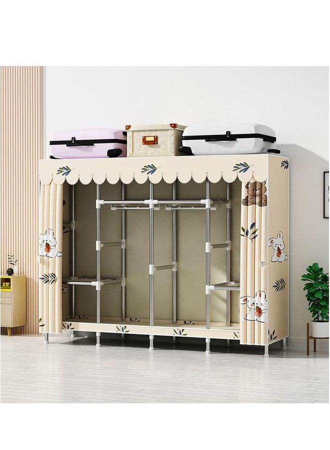 HOMESTAR Premium Fabric Wardrobe Organizer Portable Closet Clothes - Image 2