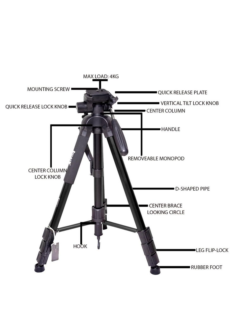 Jmary Jmary Kp-2264 Professional Tripod  - Image 3