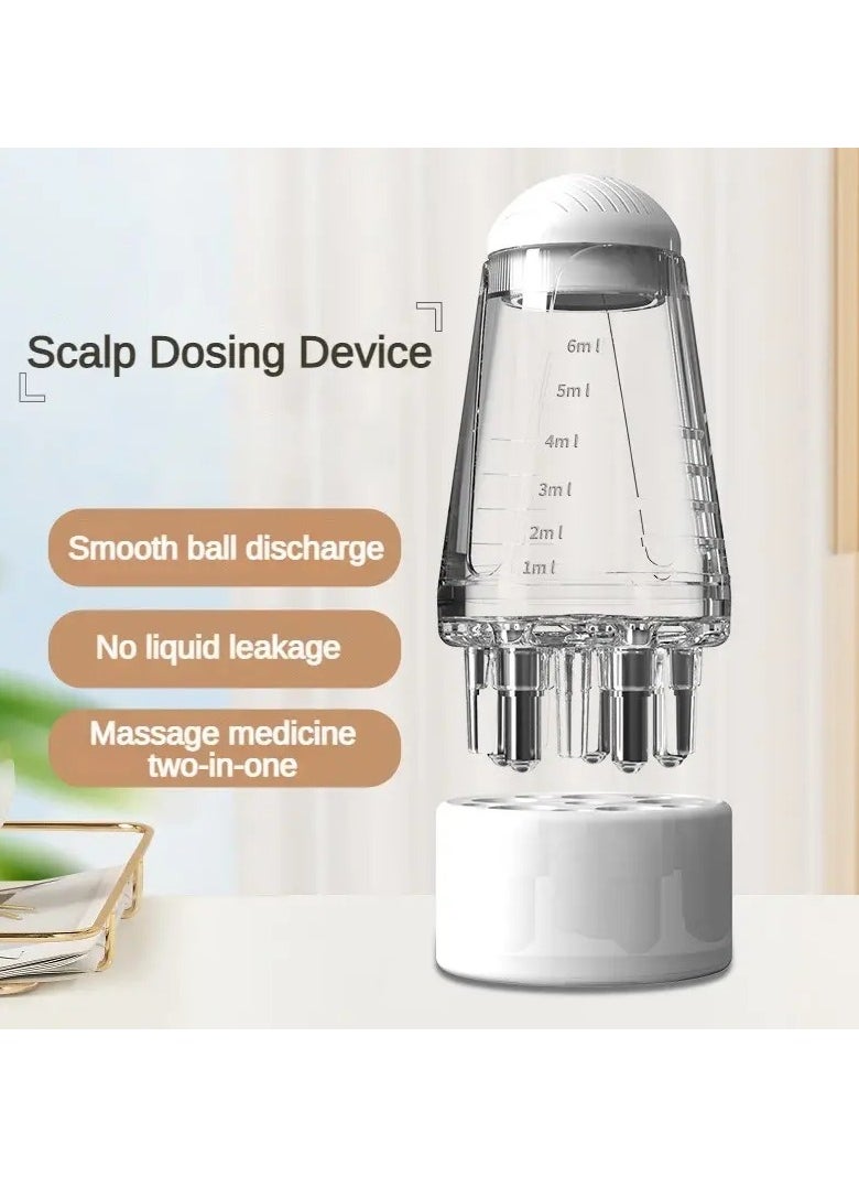 ORiTi 1pc Scalp Care Applicator Mini Massager Scalp Essential Oil Hair Care Medicated Roller Ball Applicator Soothing Scalp Applicator Hair Growth Solution Portable Tool  - Image 1