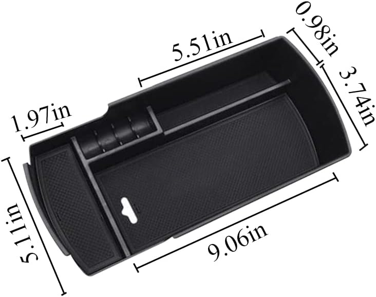 Vesul Center Console Organizer Compatible with Honda Accord 2018-2022 Armrest Tray Storage Box Divider Insert Organizer ABS Glove Pallet - Image 5