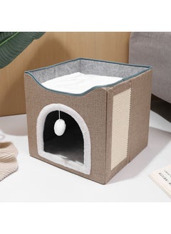 Foldable Double Layer Square Cat Sleeping House - pzsku/Z177F79330B54CC621DE2Z/45/_/1708674874/6d695860-3c7e-40ca-8df0-b896a21be9fc