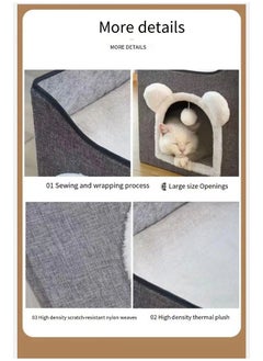 Foldable Double Layer Square Cat Sleeping House - pzsku/Z177F79330B54CC621DE2Z/45/_/1708674875/9c23537c-1a06-4447-9bc3-8a6dd887e68a