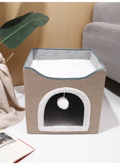 Foldable Double Layer Square Cat Sleeping House - pzsku/Z177F79330B54CC621DE2Z/45/_/1708674876/72d0ee8d-221c-441e-807c-328fe496a297