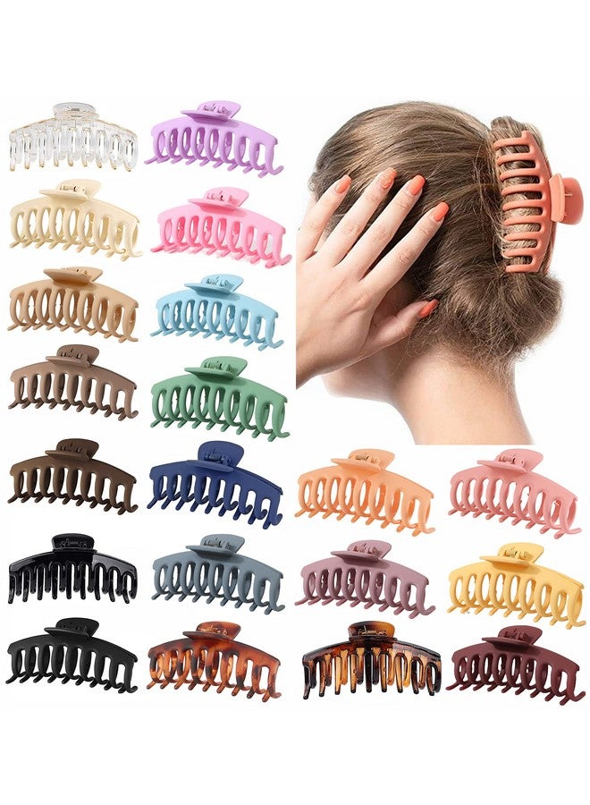Tergy 20PCS Large Hair Claws Clips for Thick Thin Hair No Slip Hair Clamps Strong Hold Hair Jaws Accessories for Women Girls - Image 1