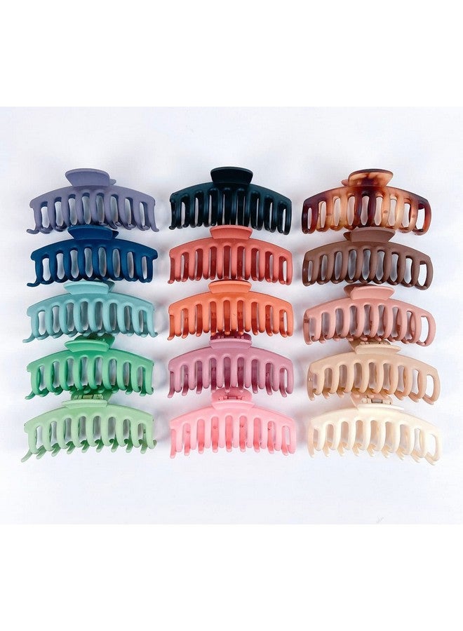 Tergy 20PCS Large Hair Claws Clips for Thick Thin Hair No Slip Hair Clamps Strong Hold Hair Jaws Accessories for Women Girls - Image 2