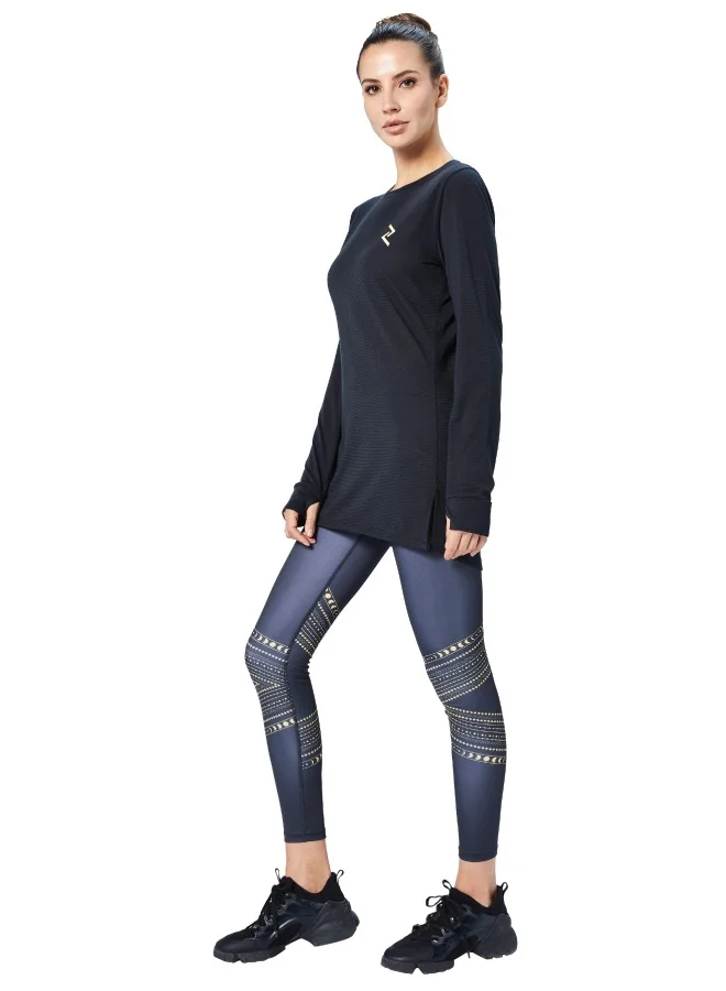 زيسي Women's Full Sleeve Long Top with Leggings