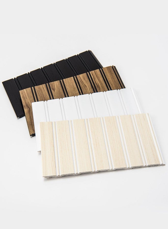 Art3d Wainscoting Wall Panel 4-Pieces Sample Kit, Beadboard Panels for Walls, 4 Color Polystyrene Board and Batten Wall Panel Sample Kit - Image 2