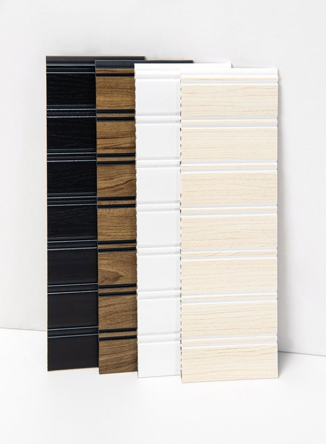 Art3d Wainscoting Wall Panel 4-Pieces Sample Kit, Beadboard Panels for Walls, 4 Color Polystyrene Board and Batten Wall Panel Sample Kit - Image 4