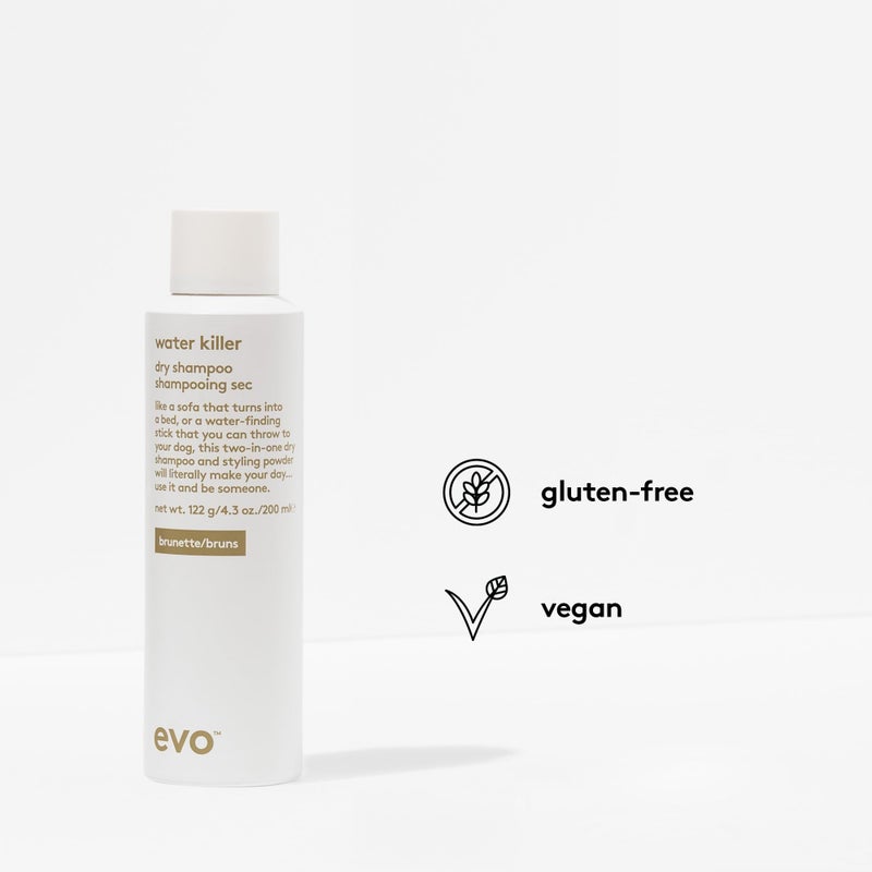 Evo Water Killer Dry Shampoo Brunette - Full Size 2-In-1 Dry Shampoo & Styling Spray, Refresh Hair, Replace Excess Oil with Volume & Texture - 4.3oz - Image 3