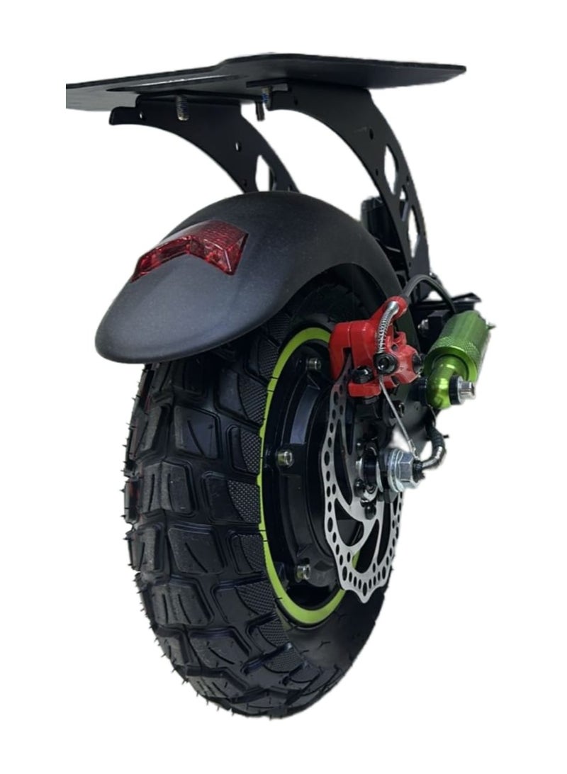 وينر سكوتر كهربائي قابل للطي بقوة ٣٦ فولت مع مقعد، فرامل قرصية، إنذار وعداد رقمي - E-10 Compact Power - Image 4