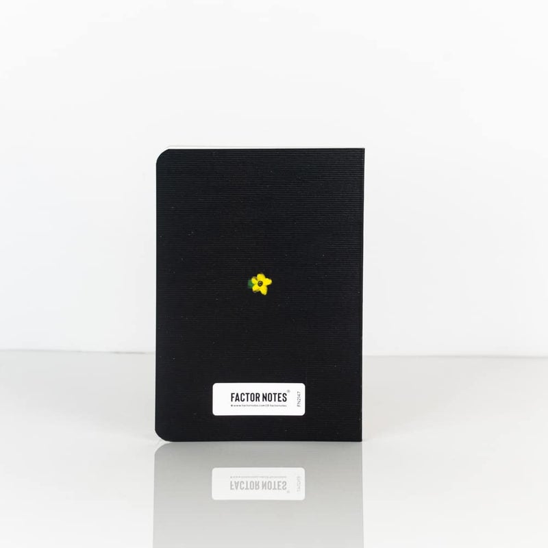 FACTOR NOTES دفتر A6: مخطط | 90 جرام | 160 صفحة (هالة الزهور) - Image 4