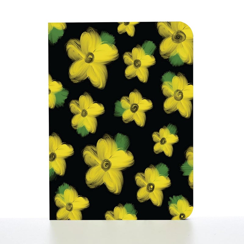 FACTOR NOTES دفتر A6: مخطط | 90 جرام | 160 صفحة (هالة الزهور) - Image 1