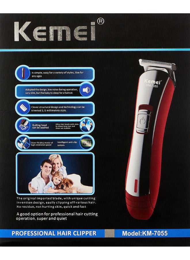 Kemei KM-7055 Professional High Quality Advanced Trimmer Multicolour - Image 3