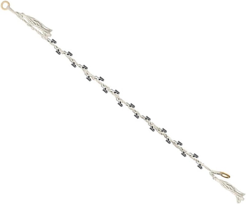 ordinarYone 2M Long Cotton Plush Toy Hanging Storage Chain with 20 Metal Clips for Playrooms Easy Installation Washable Hanger - Image 2