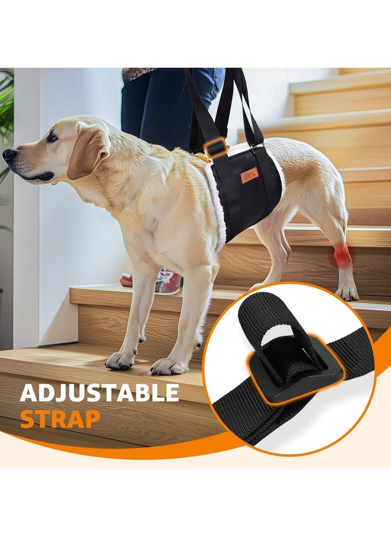 Bukela - Portable Dog Sling for Back Legs, Hip Support Harness to Help Lift Rear for Canine Aid Old K9 Cruciate Ligament Rehabilitation - Image 1