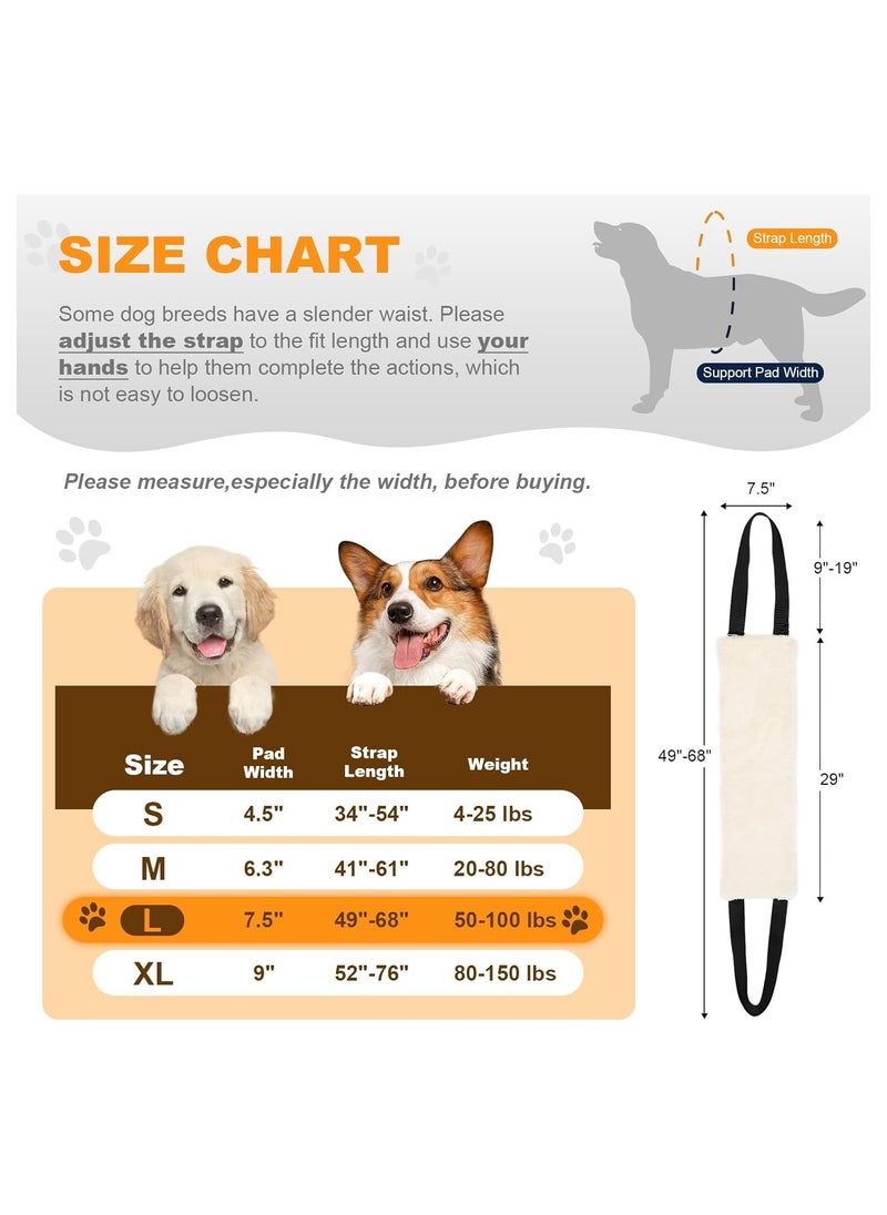 Bukela - Portable Dog Sling for Back Legs, Hip Support Harness to Help Lift Rear for Canine Aid Old K9 Cruciate Ligament Rehabilitation - Image 1
