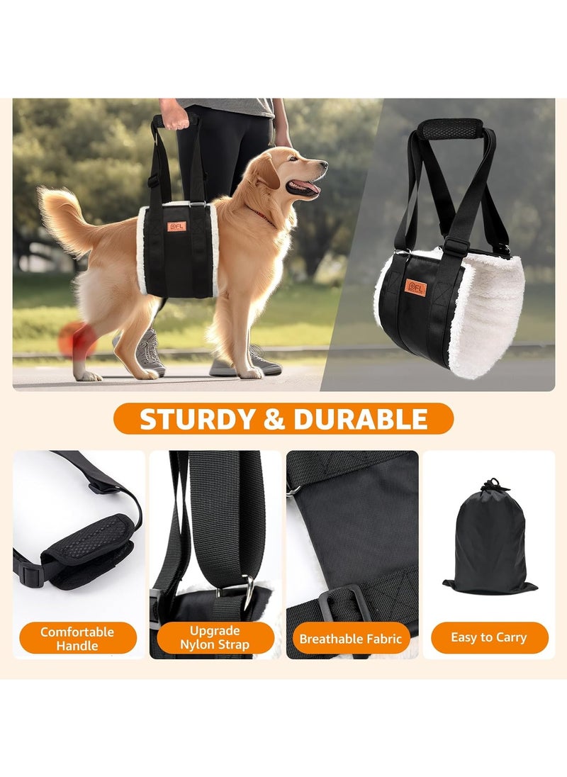 Bukela - Portable Dog Sling for Back Legs, Hip Support Harness to Help Lift Rear for Canine Aid Old K9 Cruciate Ligament Rehabilitation - Image 1