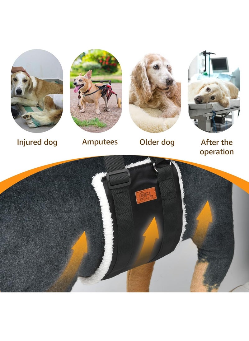 Bukela - Portable Dog Sling for Back Legs, Hip Support Harness to Help Lift Rear for Canine Aid Old K9 Cruciate Ligament Rehabilitation - Image 1