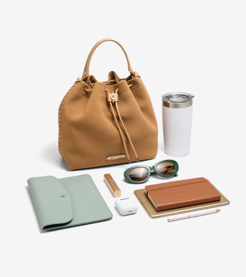 Cole Haan  Women's Isabella Bucket Bag for Women | Best Price UAE