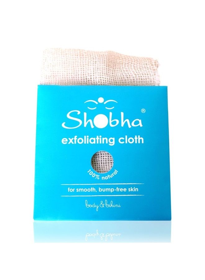 shobha Exfoliating Cloth – Reusable Natural Body Scrubber – Remove Dead Skin and Prevent Ingrown Hairs – Washcloth Suitable for Sensitive Body and Bikini Areas – Shower Loofah Alternative - Image 1