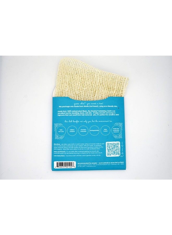 shobha Exfoliating Cloth – Reusable Natural Body Scrubber – Remove Dead Skin and Prevent Ingrown Hairs – Washcloth Suitable for Sensitive Body and Bikini Areas – Shower Loofah Alternative - Image 5