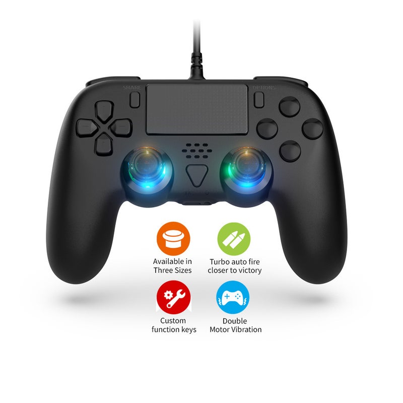وحدة تحكم سلكية مع برمجة ماكرو لجهاز PS5 سليم وPS5 والكمبيوتر - Image 2