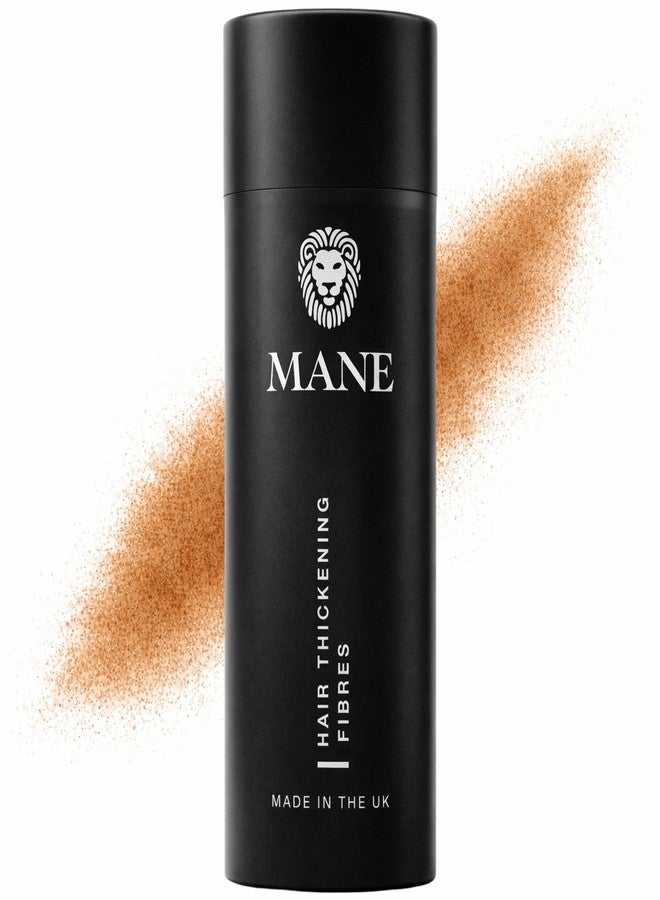 Mane Hair Building Fibers for Women & Men, for Fine & Thinning Hair, Thicker Fuller Looking Hairstyle, Conceal Bald Spots - Light Brown - Image 1