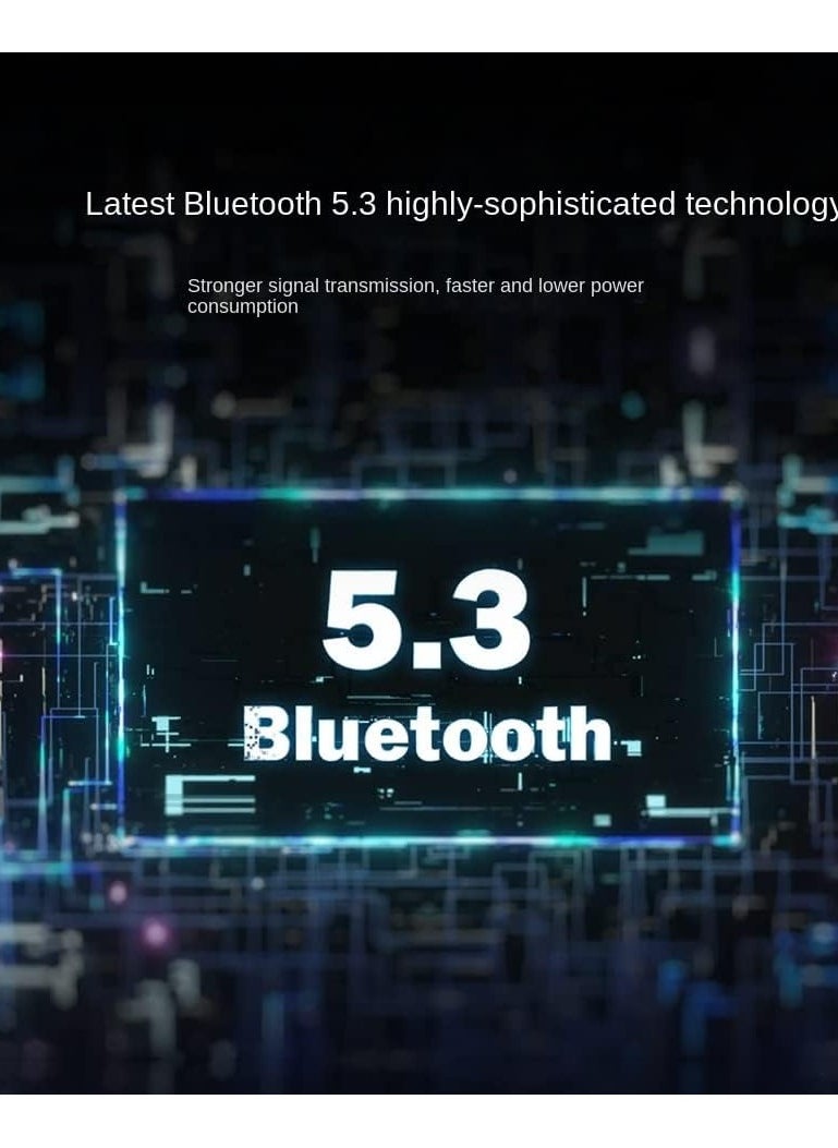 ريتشي responsive a wandering planet Bluetooth true wireless Bluetooth headset Bluetooth 5.3 Super resistance bass strong highs (black)  - Image 4