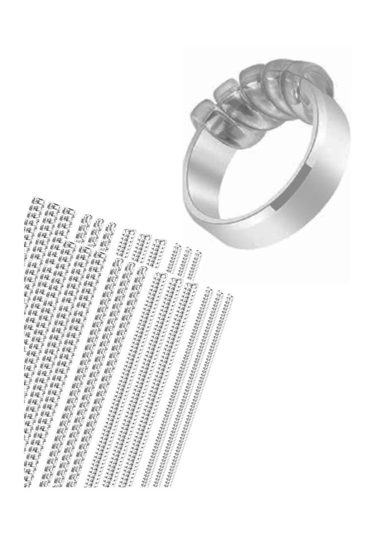 طقم ضبط حجم الخاتم السيليكون غير المرئي 40 قطعة في 4 أحجام مختلفة - Image 4