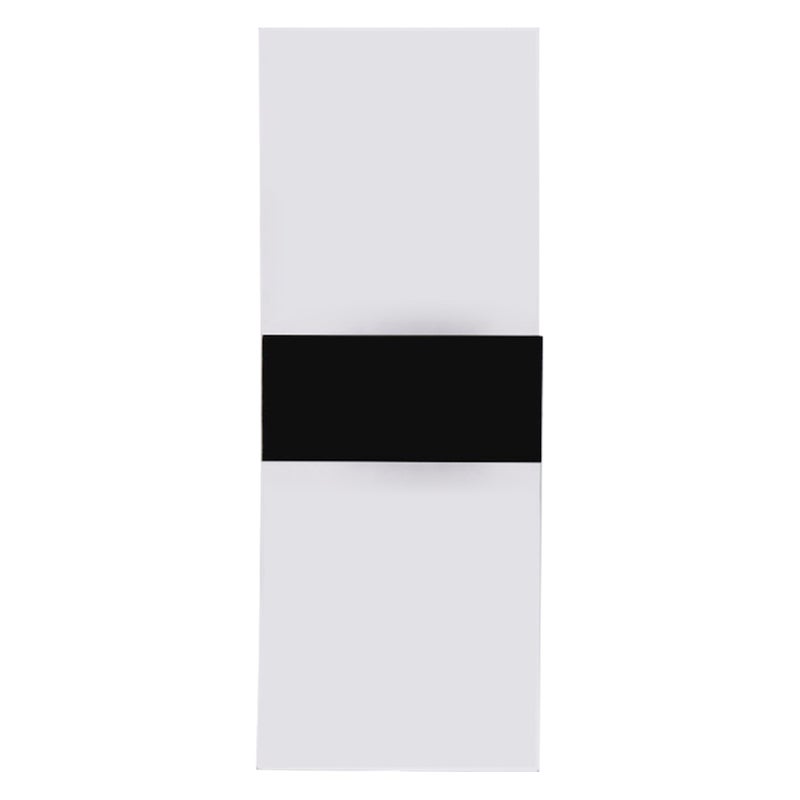 Modern LED Wall Lamp: White, Energy-Saving Premium Material, Stylish Long-Lasting Up and Down Indoor Wall Lamp - Exquisite Charming Ambience for Home Living Room Bedroom Hallway - Image 1