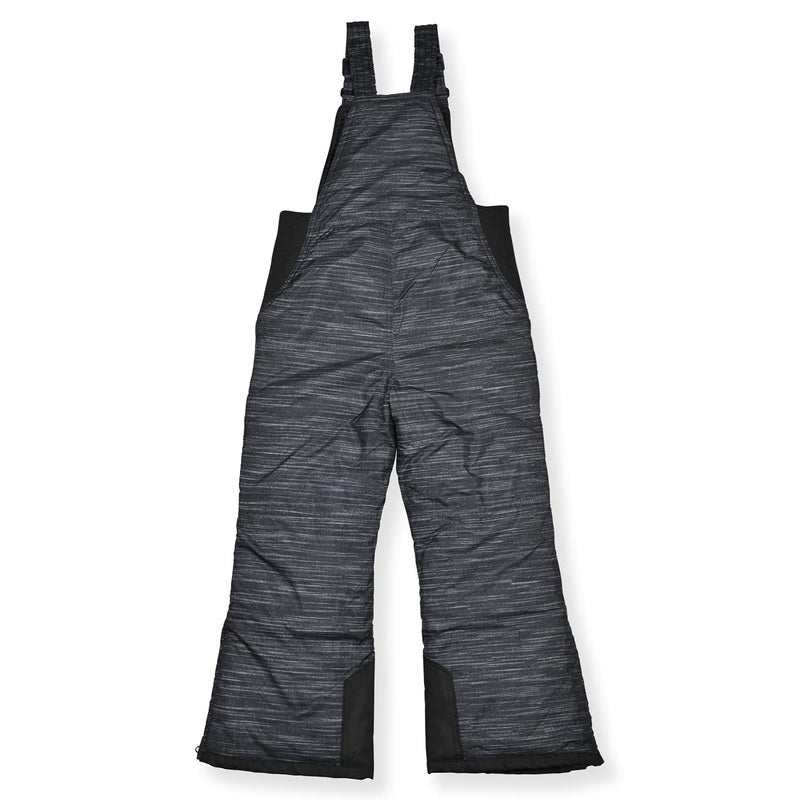 Arctic Quest Boys Girls Unisex Classic Ski & Snow Bib Overall Winter Snowsuit Water-Resistant Windproof Outdoor Rain Bib, Black Spacedye, 14-16 - Image 2