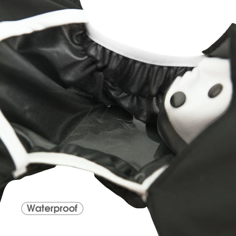 Babygoal Cloth Diaper Cover for Girls,Baby Adjustable Reusable Covers for Fitted Diapers and Prefolds, 6pcs Baby Clothes Covers+One Wet Bag 6DCF04 - Image 3