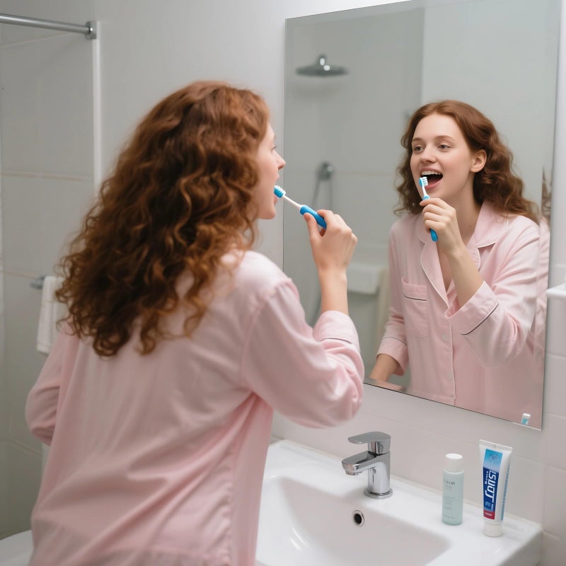 USB Rechargeable Electric Toothbrush 3 Modes 2 Brush Heads 90 Day Battery Life Blue - Image 4