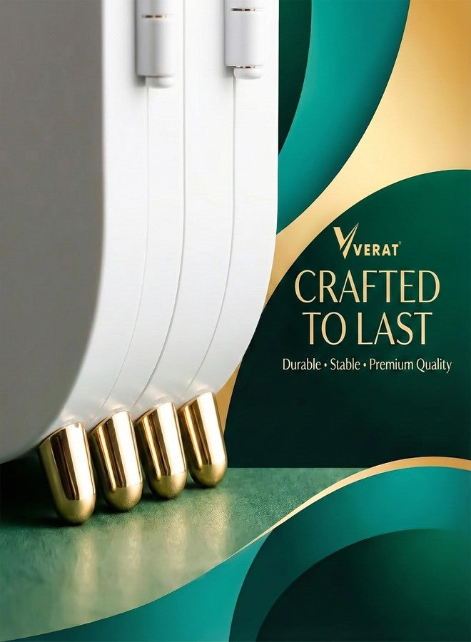 VERAT Hanging Jewelry Organizer Storage Earrings Stand Jewelry Display Organiser/Earrings organiser/Jewellery towers/jewellery stands/earring organizer box/chain/Necklaces Bracelets (White) - Image 3