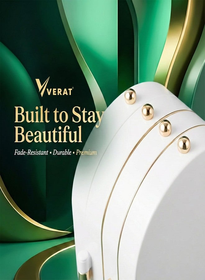 VERAT Hanging Jewelry Organizer Storage Earrings Stand Jewelry Display Organiser/Earrings organiser/Jewellery towers/jewellery stands/earring organizer box/chain/Necklaces Bracelets (White) - Image 4