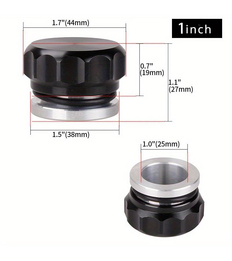 Auto Modification Parts Welded Water Tank Cover Kettle Oil Cover Fuel Tank Cover 1 Inch - Image 4