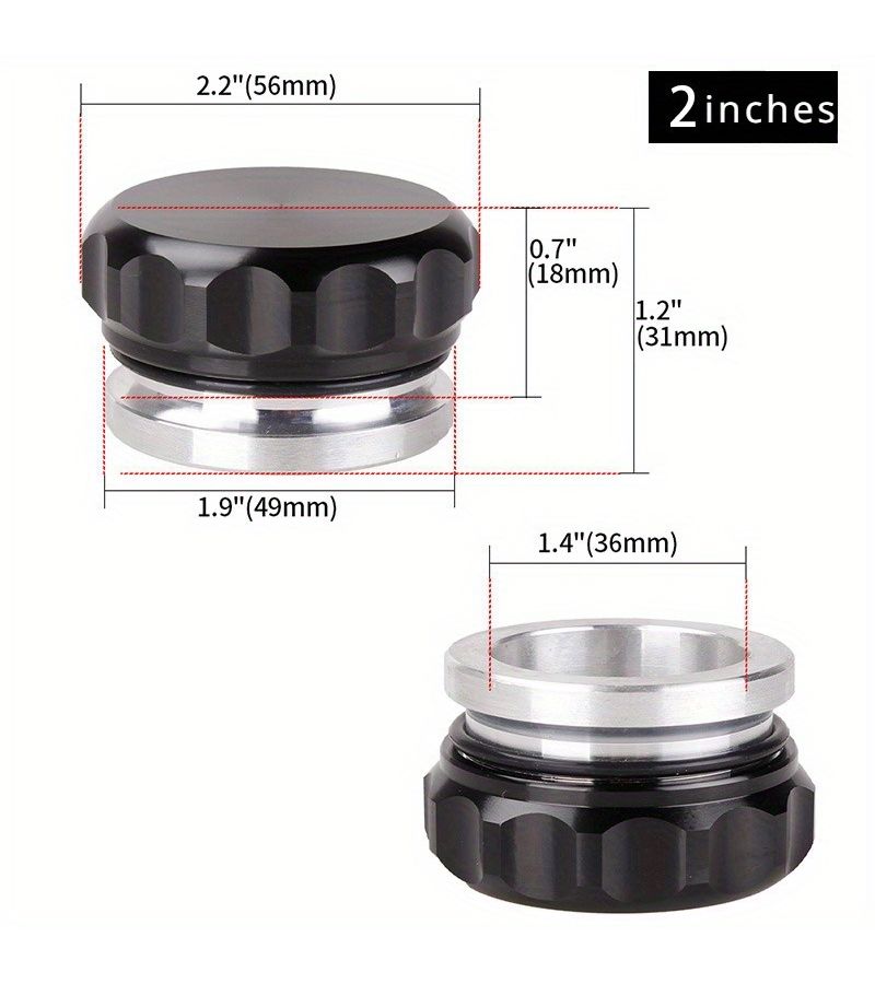 Auto Modification Parts Welded Water Tank Cover Kettle Oil Cover Fuel Tank Cover 1 Inch - Image 5