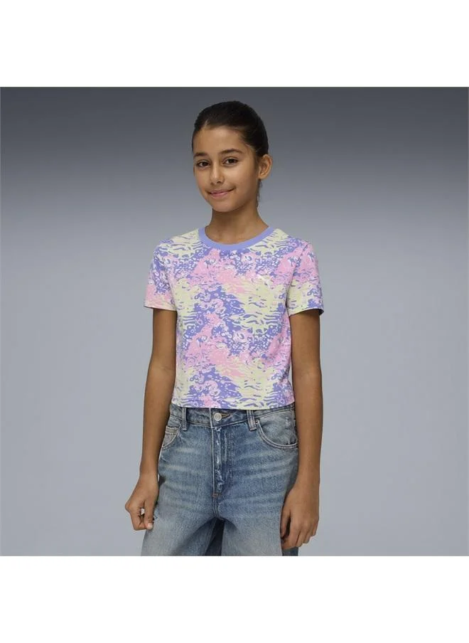 Puma Printed Baby Tee Youth