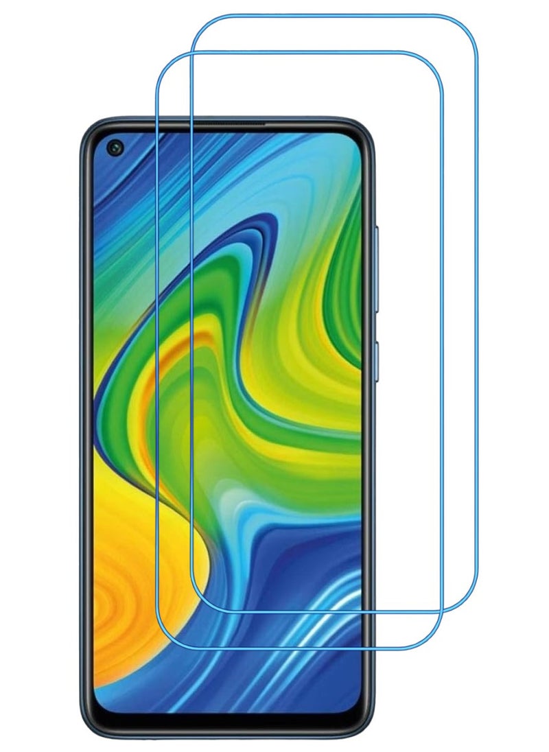 ACLIX 2 Pieces Antistatic ESD Dustproof Premium Quality High Definition Clear Tempered Glass Screen Protector Designed For Xiaomi Redmi Note 9 - Image 1