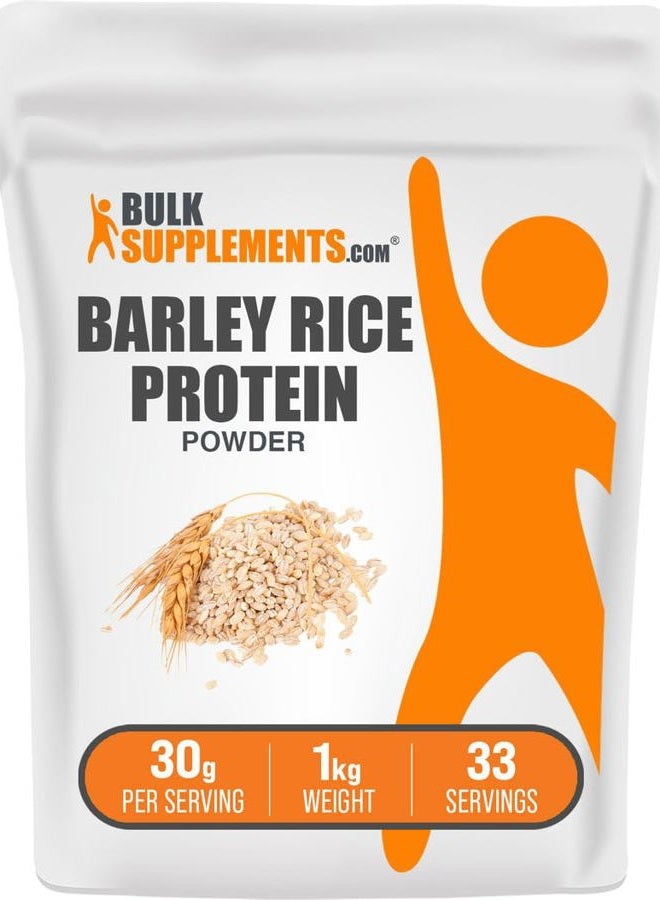 BulkSupplements مسحوق بروتين أرز الشعير من BULKSUPPLEMENTS.COM - 1 كيلوغرام - Image 1