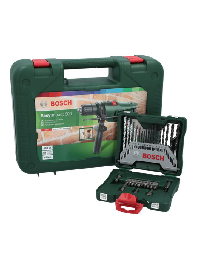 BOSCH 600W Hammer Drill with 33 Accessories Black and Green 13mm JE0 603 133 070.B - Image 5