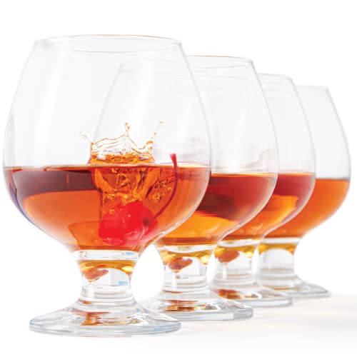 Minteer Formulas Glacier Glass - Milano Collection Brandy Glass (13.25 oz) - Set of 4 - Image 1