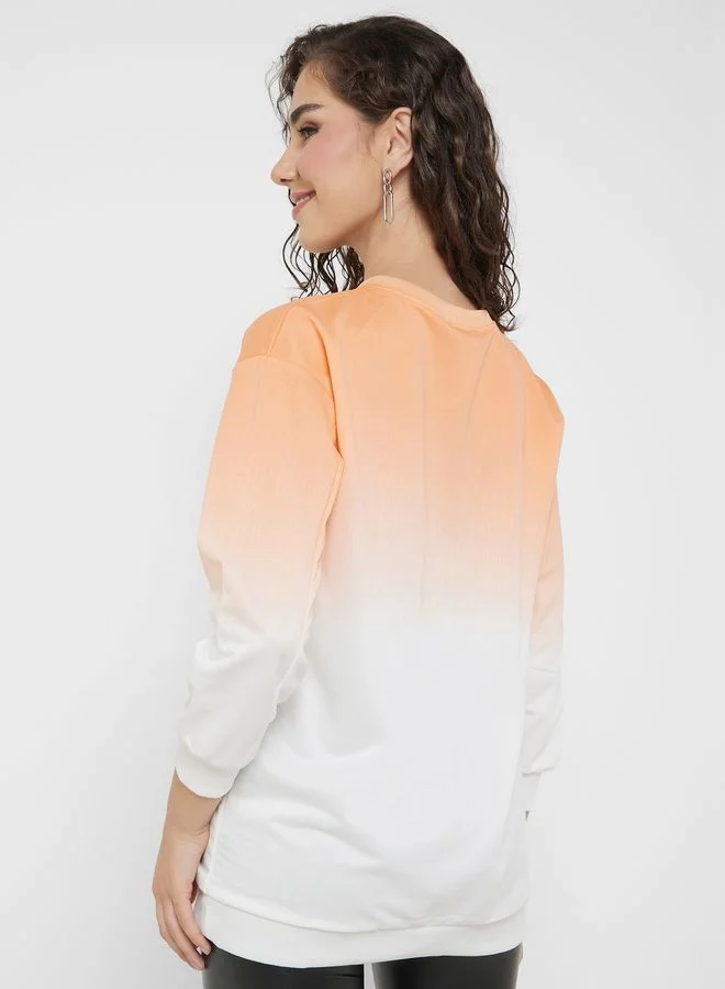 Ginger Ombre Sweatshirt